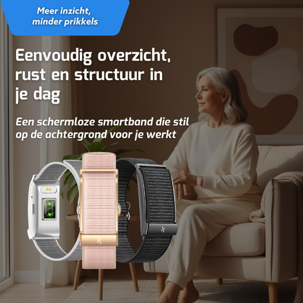 Maxcom FW70 bij HearPlanet – Slimme schermloze smartband voor meer overzicht en minder prikkels mobiel